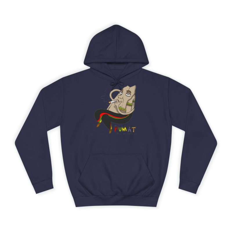 Sudadera universitaria - Azul marino Oxford - Camiseta Puig es fumat