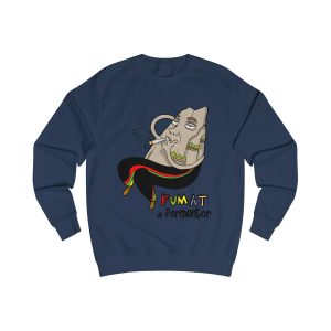 Sudadera clasica - Azul marino Oxford - Camiseta Puig es fumat