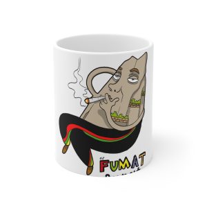 Taza de ceramica - Camiseta Puig es fumat