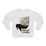 Sudadera cuello redondo premium - Blanco - Camiseta Puig es fumat
