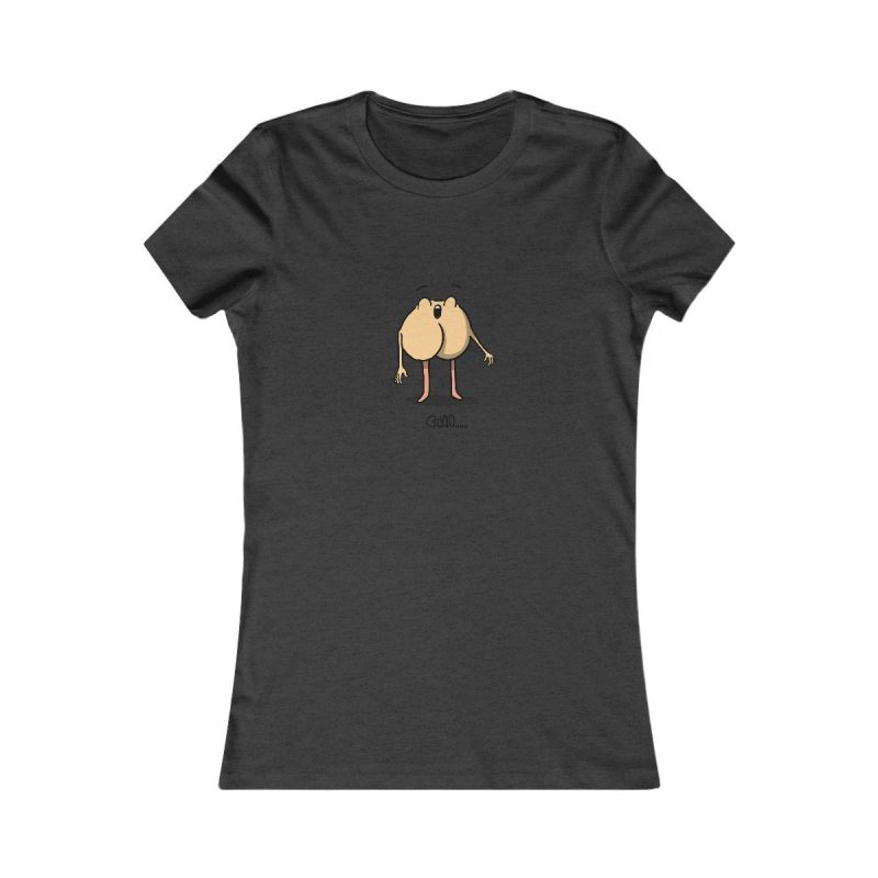 Camiseta mujer Favorite - Gris antracita jaspeado - Camiseta «Cul…» Camiseta mujer Favorite - Gris antracita jaspeado - Camiseta «Cul…»