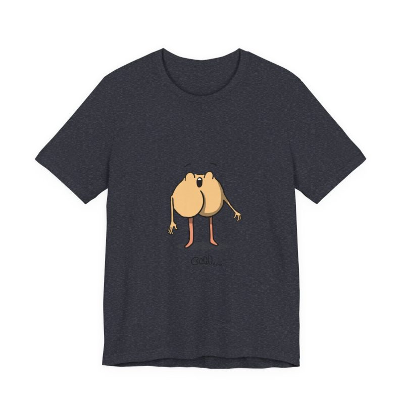 Camiseta jersey manga corta - Azul marino jaspeado - Camiseta «Cul…»