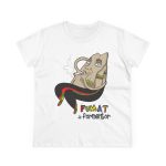 Camiseta mujer algodon medio - Blanco - Camiseta Puig es fumat