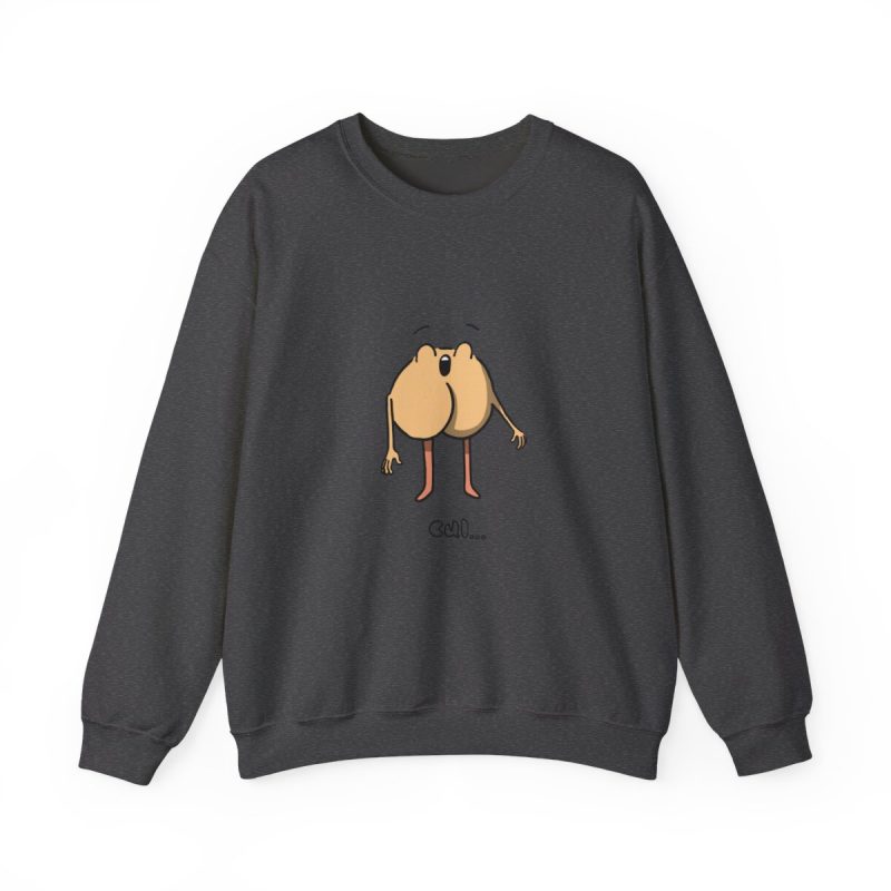 Sudadera cuello redondo - Gris oscuro jaspeado - Camiseta «Cul…» Sudadera cuello redondo - Gris oscuro jaspeado - Camiseta «Cul…»
