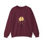 Sudadera cuello redondo - Granate - Camiseta «Cul…» Sudadera cuello redondo - Granate - Camiseta «Cul…»