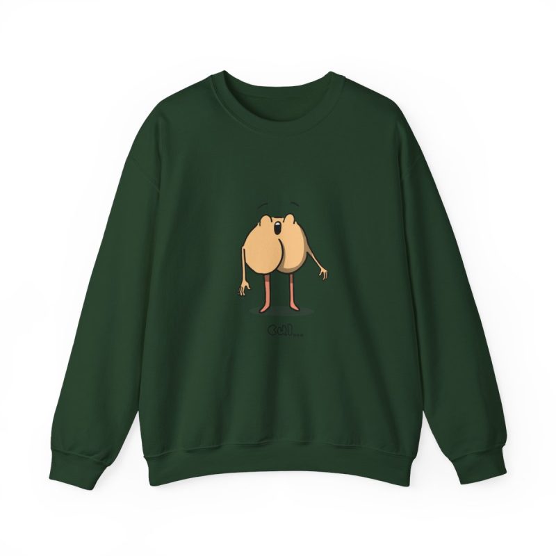 Sudadera cuello redondo - Verde bosque - Camiseta «Cul…»