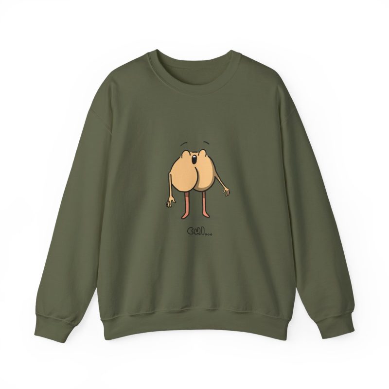 Sudadera cuello redondo - Verde militar - Camiseta «Cul…»