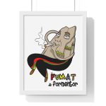 Poster enmarcado vertical - Blanco - Camiseta Puig es fumat Poster enmarcado vertical - Blanco - Camiseta Puig es fumat