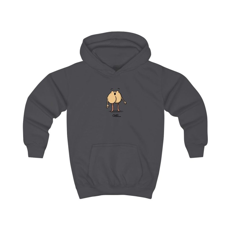 Sudadera con capucha infantil - Gris marengo - Camiseta «Cul…»