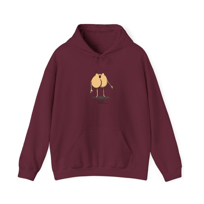 Sudadera con capucha - Granate - Camiseta «Cul…»