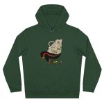 Sudadera con capucha King - Verde botella - Camiseta Puig es fumat Sudadera con capucha King - Verde botella - Camiseta Puig es fumat