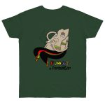 Camiseta punto liso - Verde botella - Camiseta Puig es fumat Camiseta punto liso - Verde botella - Camiseta Puig es fumat