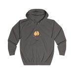 Sudadera con capucha y cremallera - Gris acero - Camiseta «Cul…»