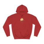 Sudadera universitaria - Rojo fuego - Camiseta «Cul…»