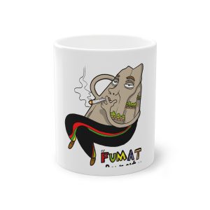 Taza estandar 325 ml - Blanco - Camiseta Puig es fumat