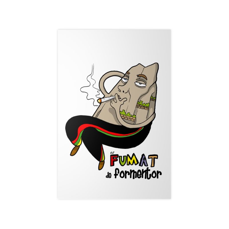 Poster en papel fotografico - Camiseta Puig es fumat Poster en papel fotografico - Camiseta Puig es fumat