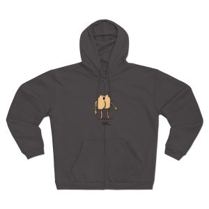 Sudadera capucha con cremallera premium - Antracita - Camiseta «Cul…»