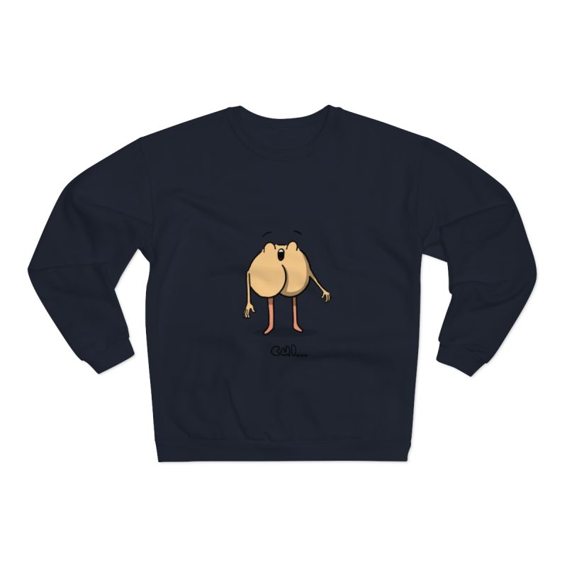 Sudadera cuello redondo premium - Azul marino - Camiseta «Cul…»