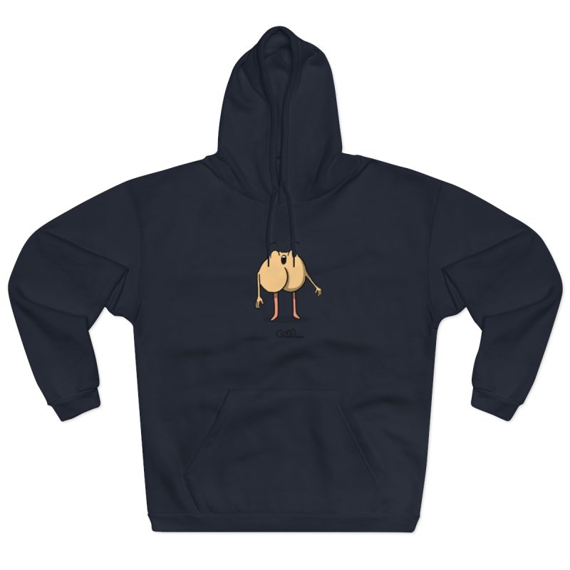 Sudadera con capucha cerrada - Azul marino - Camiseta «Cul…»
