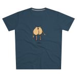 Camiseta hombre corte moderno - Azul vaquero - Camiseta «Cul…» Camiseta hombre corte moderno - Azul vaquero - Camiseta «Cul…»