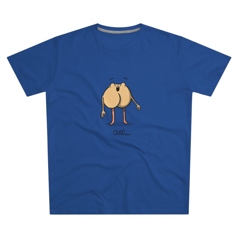 Camiseta hombre corte moderno - Azul royal intenso - Camiseta «Cul…»