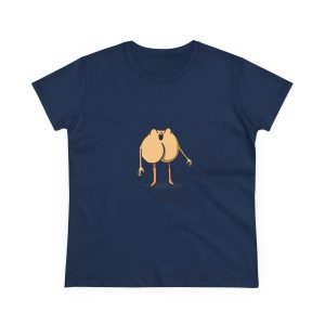 Camiseta mujer algodon medio - Azul marino - Camiseta «Cul…»