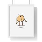 Poster enmarcado vertical - Blanco - Camiseta «Cul…» Poster enmarcado vertical - Blanco - Camiseta «Cul…»