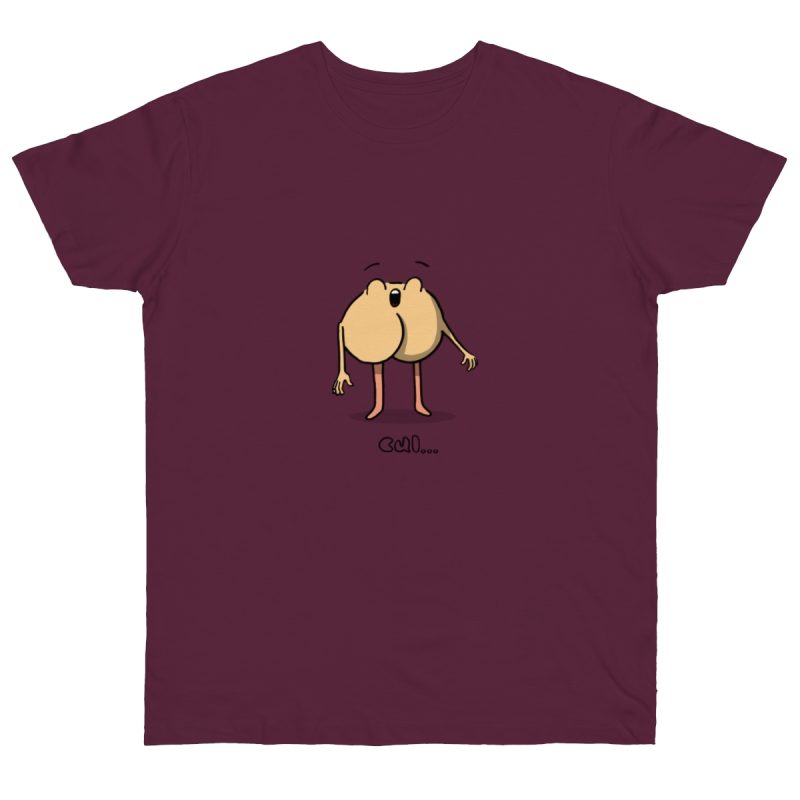 Camiseta punto liso - Burdeos - Camiseta «Cul…»