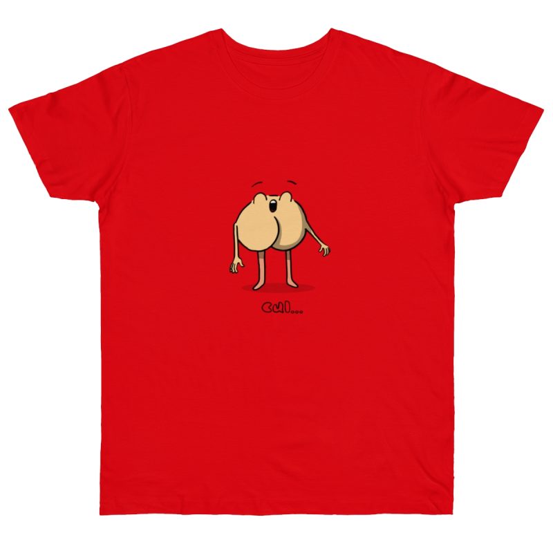 Camiseta punto liso - Rojo fuego - Camiseta «Cul…»