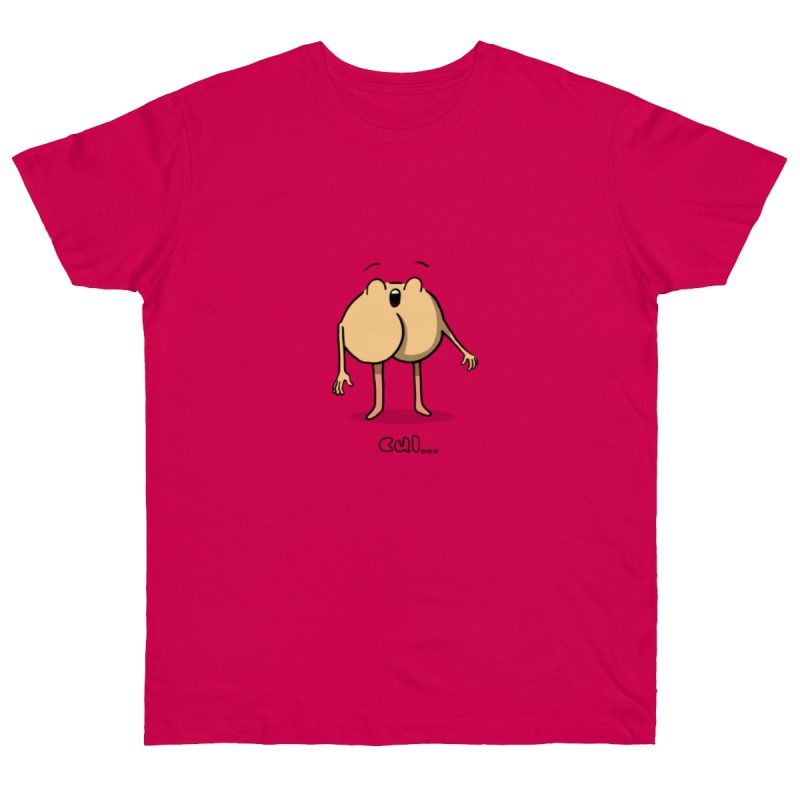 Camiseta punto liso - Fucsia - Camiseta «Cul…»