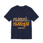 Camiseta jersey manga corta - Azul marino - Camiseta «Cadascú és cadasqual»