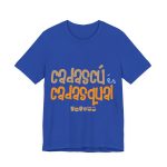 Camiseta jersey manga corta - Azul royal autentico - Camiseta «Cadascú és cadasqual»