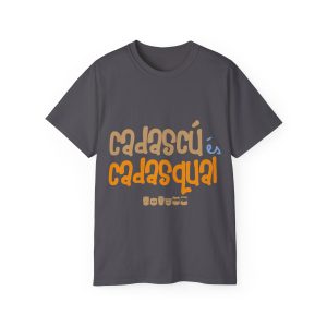 Camiseta ultra algodon - Gris marengo - Camiseta «Cadascú és cadasqual»