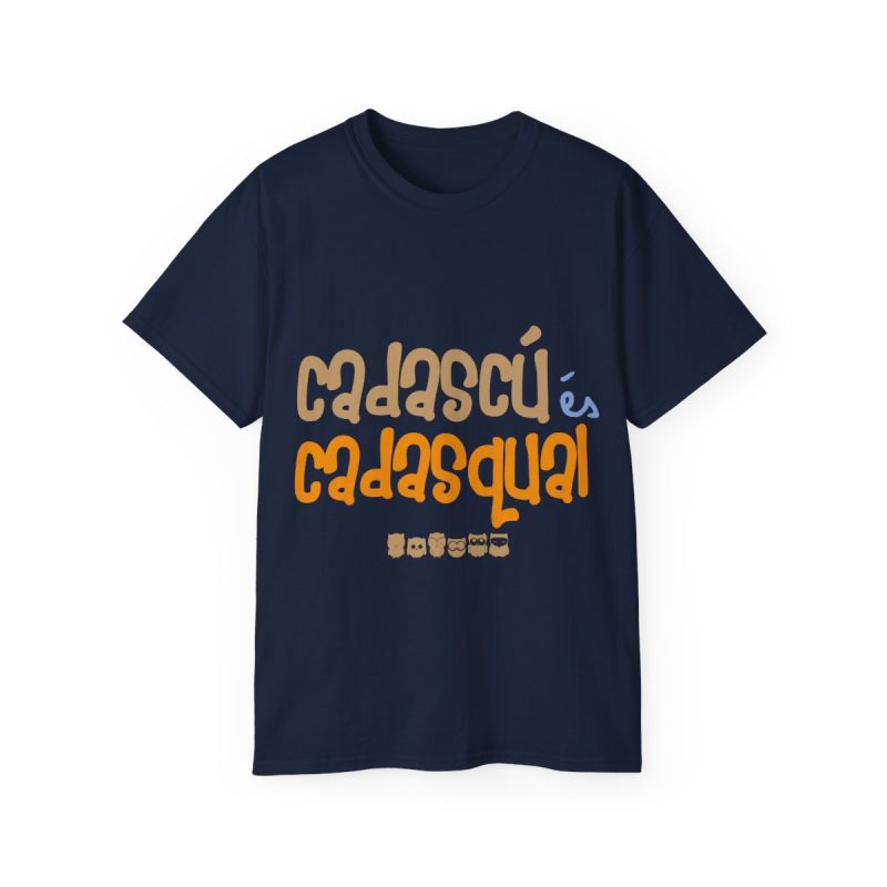Camiseta ultra algodon - Azul marino - Camiseta «Cadascú és cadasqual»