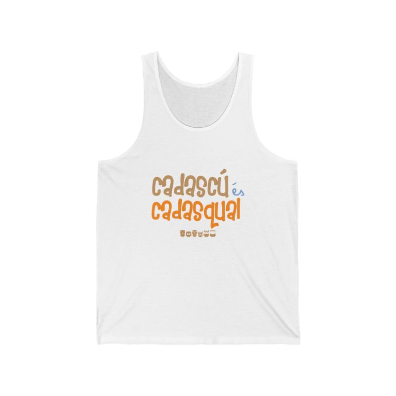Camiseta de tirantes - Blanco - Camiseta «Cadascú és cadasqual»