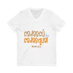 Camiseta cuello de pico - Blanco - Camiseta «Cadascú és cadasqual»