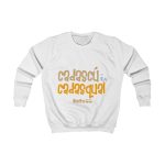 Sudadera infantil - Blanco artico - Camiseta «Cadascú és cadasqual»