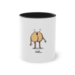 Taza bicolor - Negro - Camiseta «Cul…»