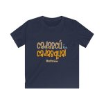 Camiseta infantil Softstyle - Azul marino - Camiseta «Cadascú és cadasqual»
