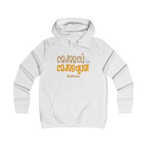 Sudadera universitaria mujer - Blanco artico - Camiseta «Cadascú és cadasqual»