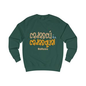 Sudadera clasica - Verde botella - Camiseta «Cadascú és cadasqual»