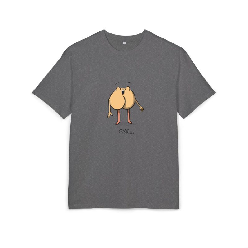 Camiseta oversize gruesa - Gris marengo jaspeado - Camiseta «Cul…»