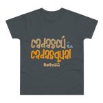 Camiseta hombre punto liso - Gris oscuro - Camiseta «Cadascú és cadasqual»