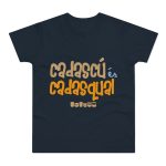 Camiseta hombre punto liso - Azul marino - Camiseta «Cadascú és cadasqual»