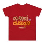 Camiseta hombre punto liso - Rojo - Camiseta «Cadascú és cadasqual»