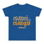 Camiseta hombre punto liso - Azul royal intenso - Camiseta «Cadascú és cadasqual»