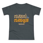 Camiseta mujer punto liso - Gris oscuro - Camiseta «Cadascú és cadasqual»