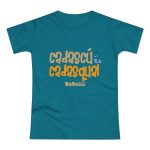 Camiseta mujer punto liso - Azul diva - Camiseta «Cadascú és cadasqual»