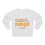 Sudadera cuello redondo premium - Blanco - Camiseta «Cadascú és cadasqual» Sudadera cuello redondo premium - Blanco - Camiseta «Cadascú és cadasqual»