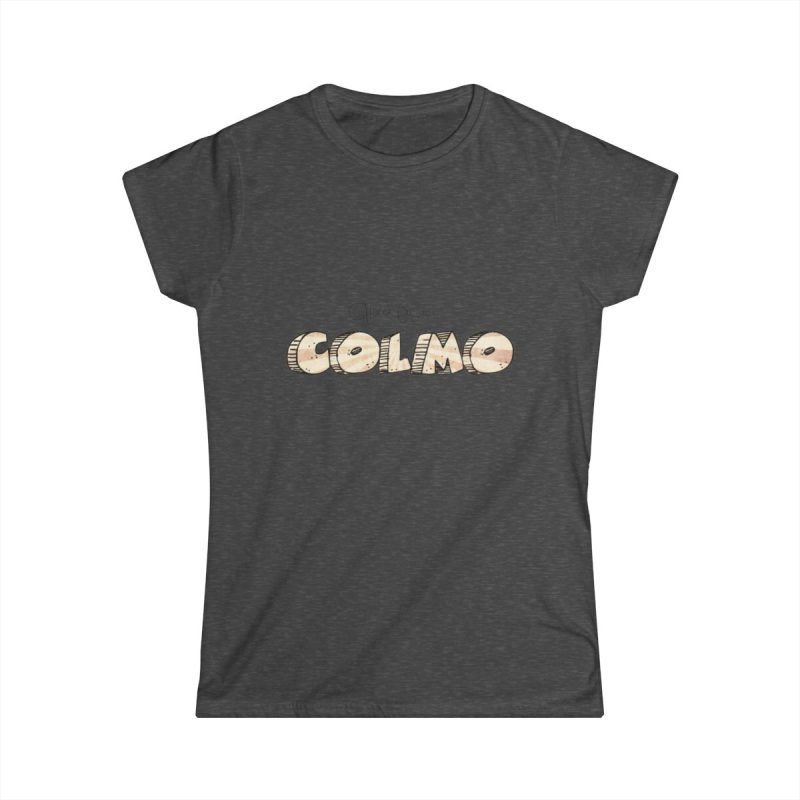 Camiseta mujer Softstyle - Gris oscuro jaspeado - Això és es COLMO